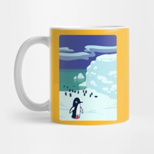 Penguins on Ice Mug